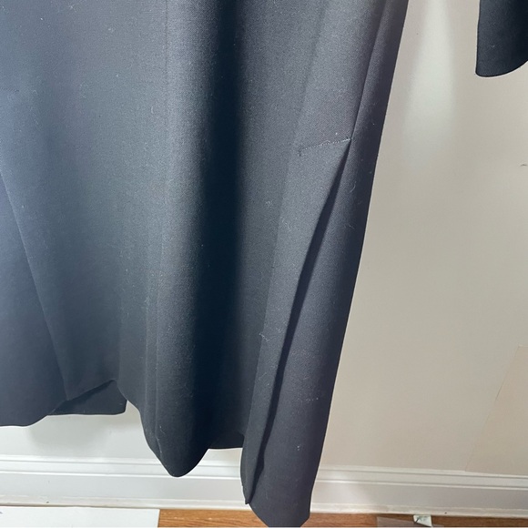 Sandro Black wool blend winter  Trench Coat size 10 - Picture 4 of 10